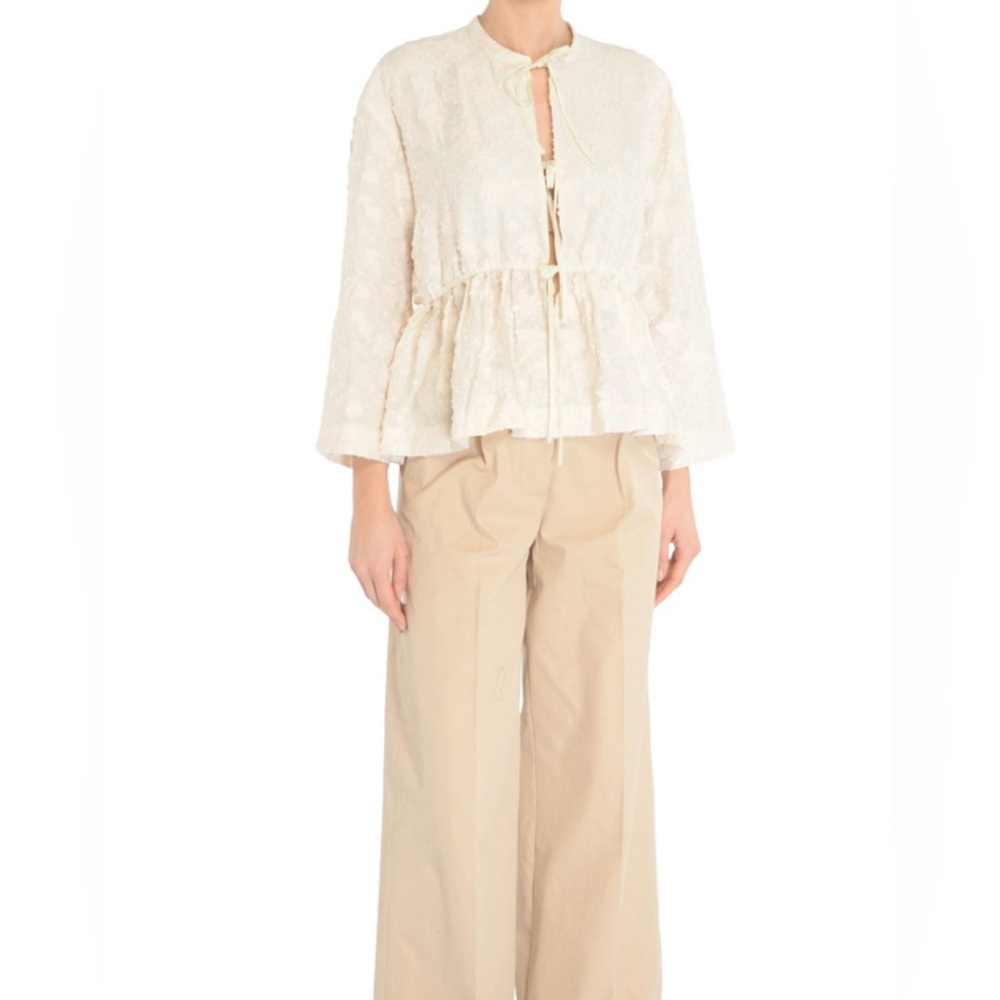 Baum und Pferdgarten ~ size large new with tags, mellow texture tie front - Picture 11 of 11